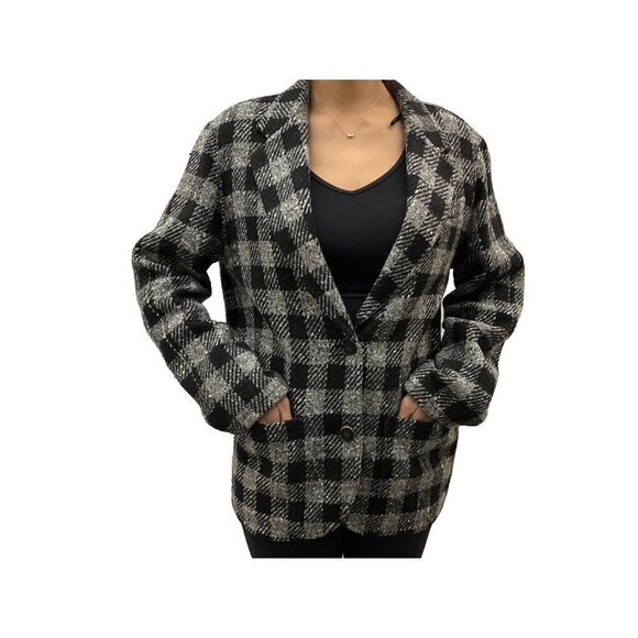 Paul Costelloe Vintage Plaid Donegal Tweed Wool Blazer Suit Jacket Size … - Picture 6 of 12